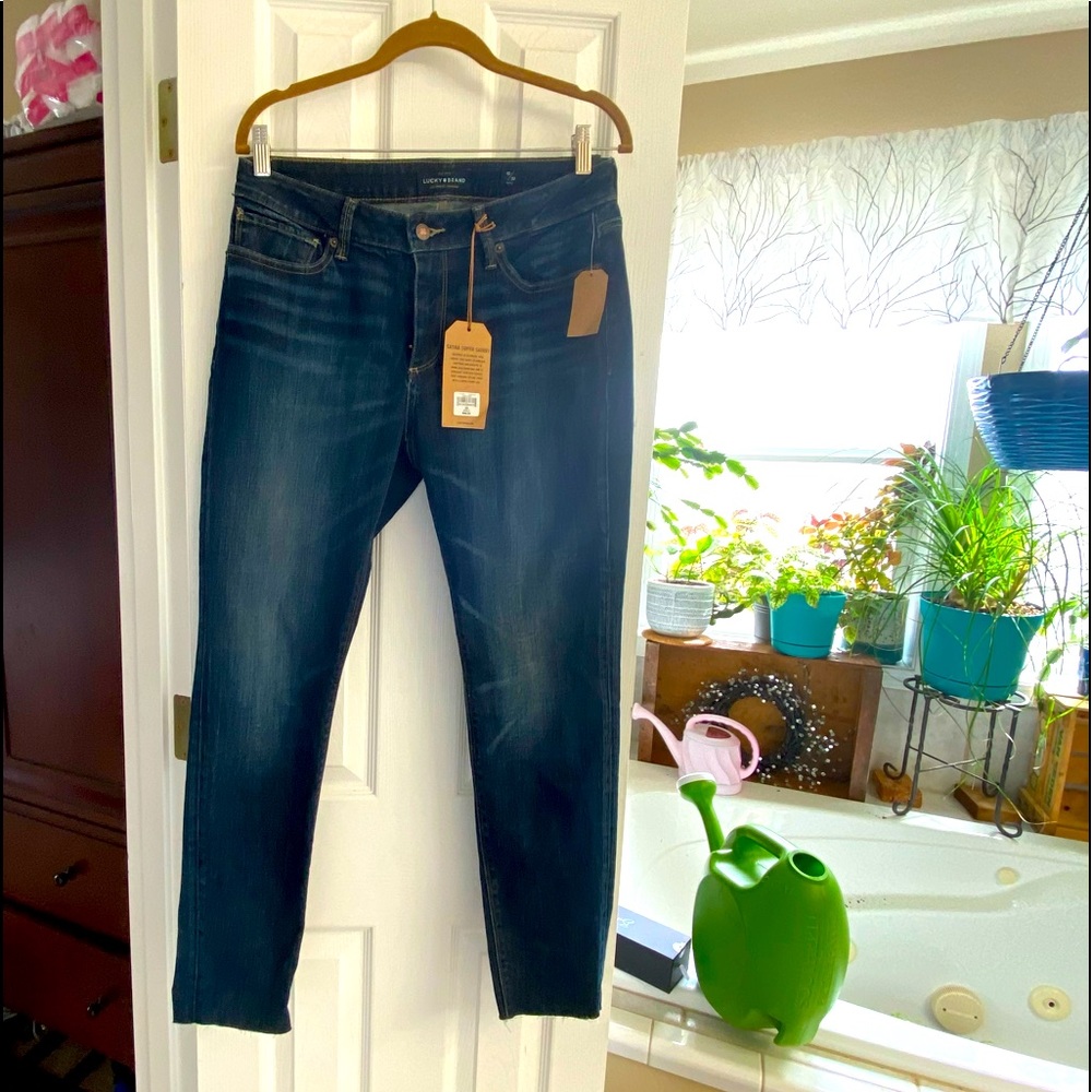 Lucky Brand skinny Ankle jeans dark wash BNWT